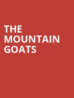 The Mountain Goats, Town Ballroom, Buffalo