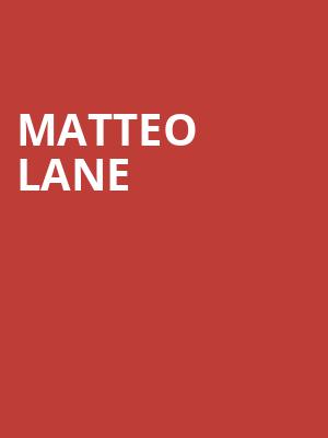 Matteo Lane, University At Buffalo Center For The Arts, Buffalo