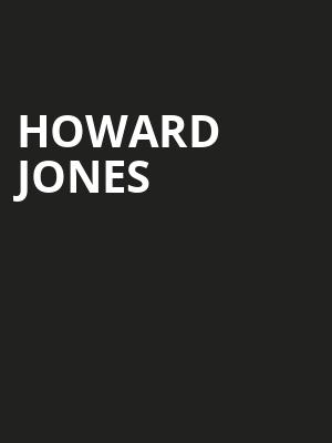 Howard Jones Poster