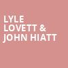Lyle Lovett John Hiatt, Kleinhans Music Hall, Buffalo