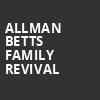 Allman Betts Family Revival, Kleinhans Music Hall, Buffalo